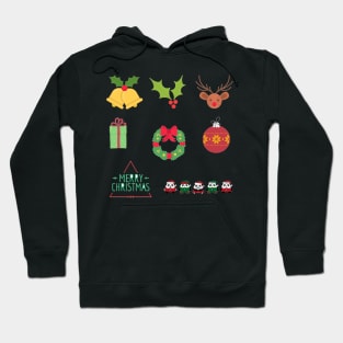 Christmas 8 pk Stickers Collection Hoodie